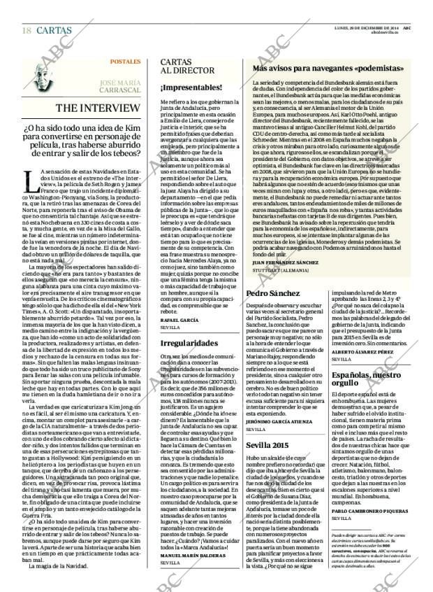 ABC SEVILLA 29-12-2014 página 18