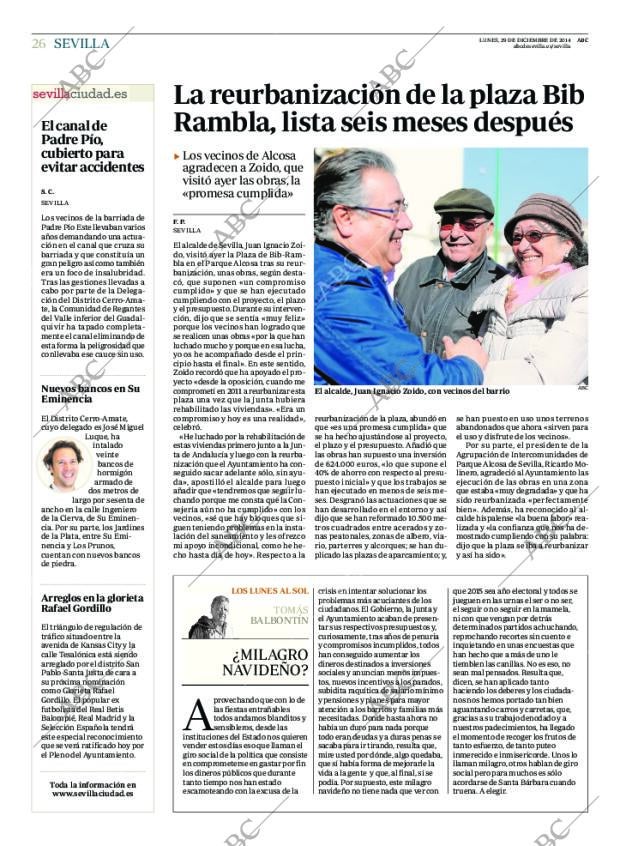 ABC SEVILLA 29-12-2014 página 26