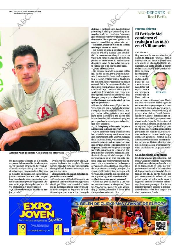 ABC SEVILLA 29-12-2014 página 41