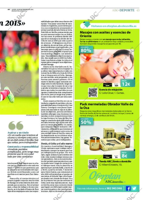ABC SEVILLA 29-12-2014 página 43