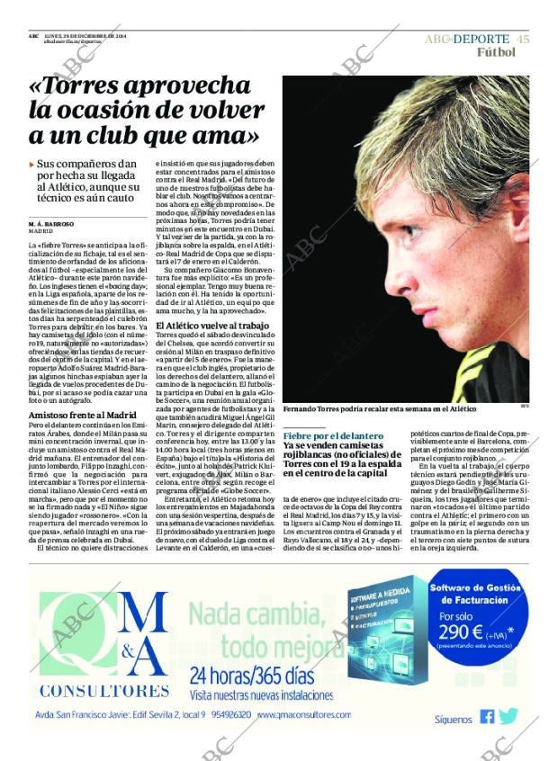 ABC SEVILLA 29-12-2014 página 45