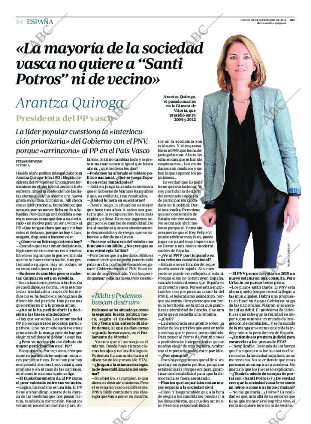 ABC SEVILLA 29-12-2014 página 54