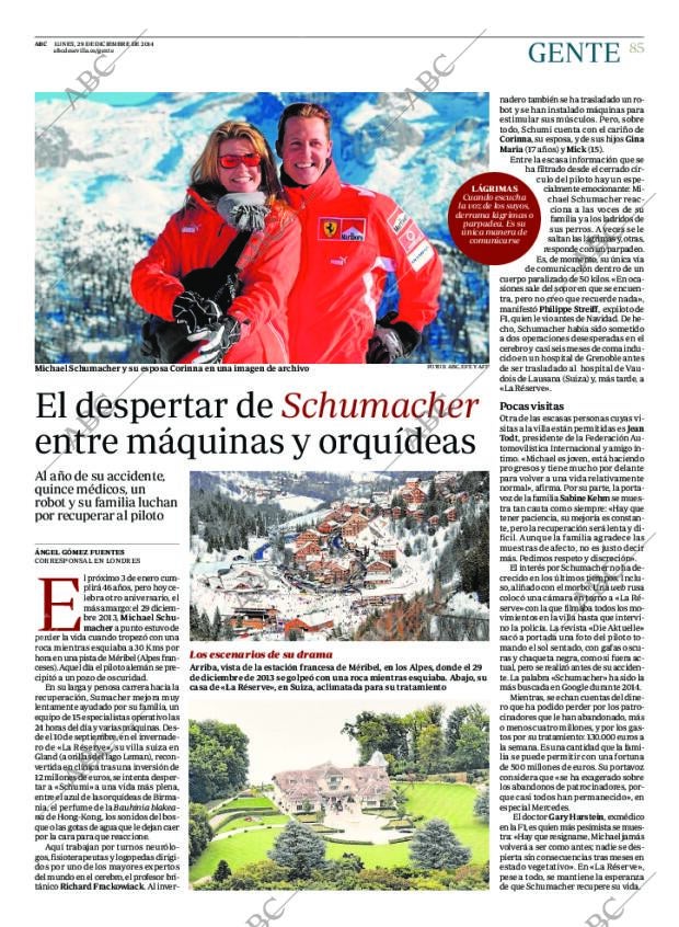 ABC SEVILLA 29-12-2014 página 85