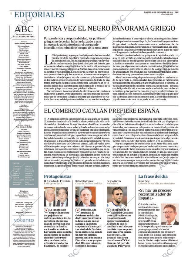 ABC MADRID 30-12-2014 página 4