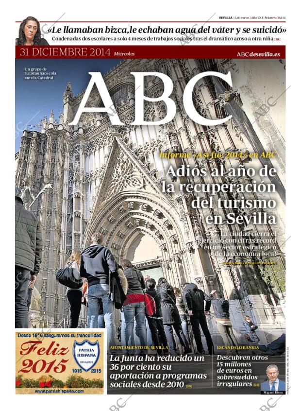 ABC SEVILLA 31-12-2014 página 1