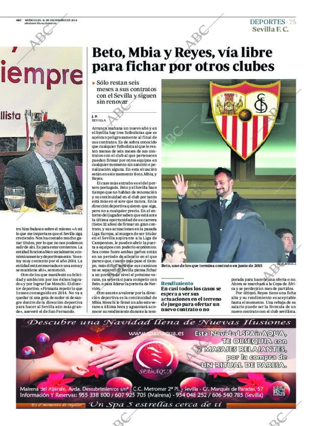 ABC SEVILLA 31-12-2014 página 103