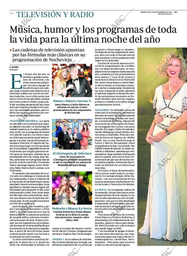 ABC SEVILLA 31-12-2014 página 114