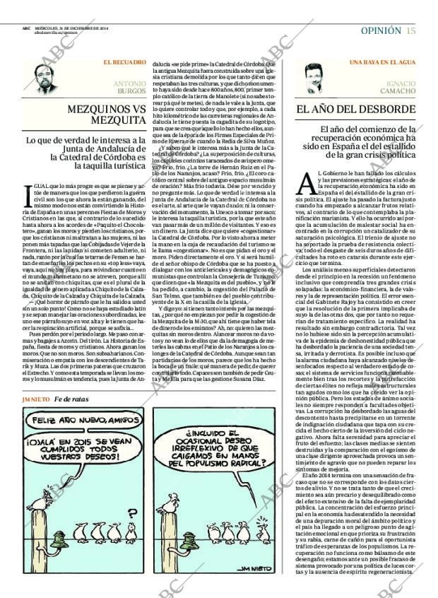 ABC SEVILLA 31-12-2014 página 15