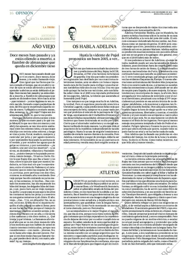 ABC SEVILLA 31-12-2014 página 16