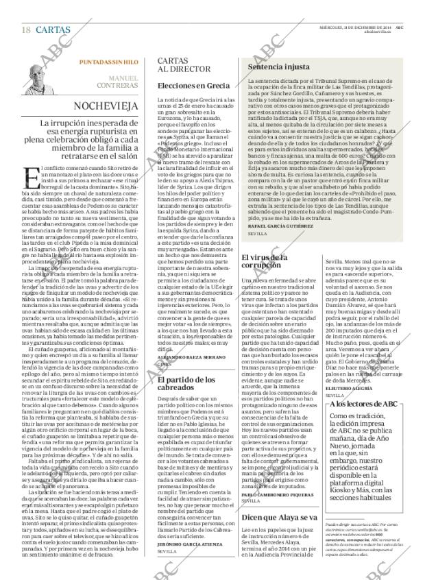 ABC SEVILLA 31-12-2014 página 18