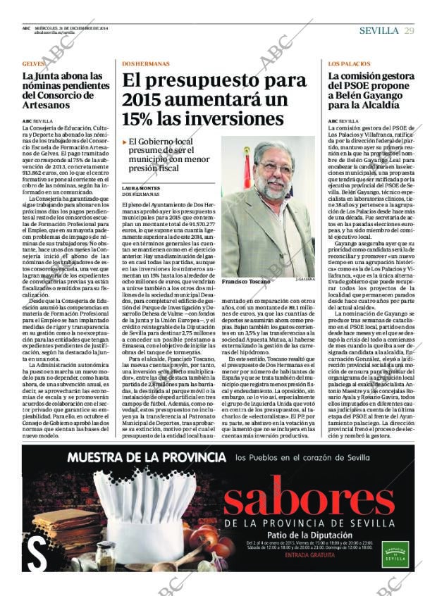 ABC SEVILLA 31-12-2014 página 29