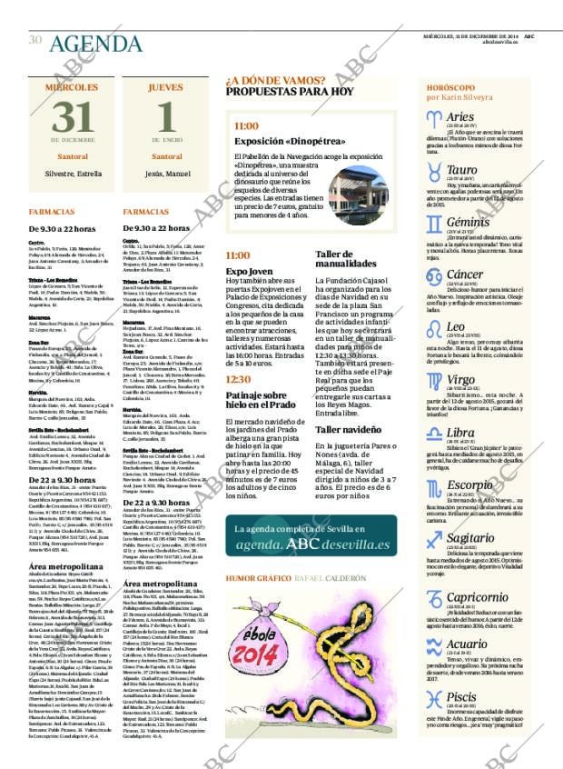 ABC SEVILLA 31-12-2014 página 30