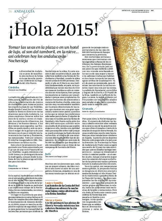 ABC SEVILLA 31-12-2014 página 36