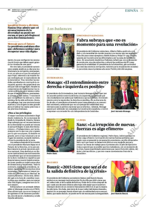 ABC SEVILLA 31-12-2014 página 39