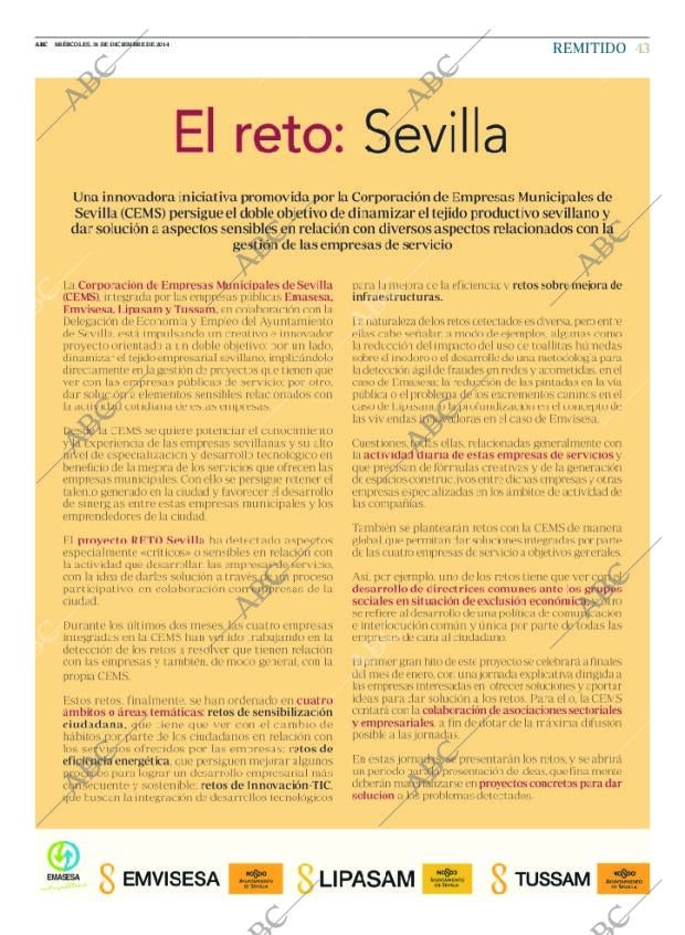 ABC SEVILLA 31-12-2014 página 43