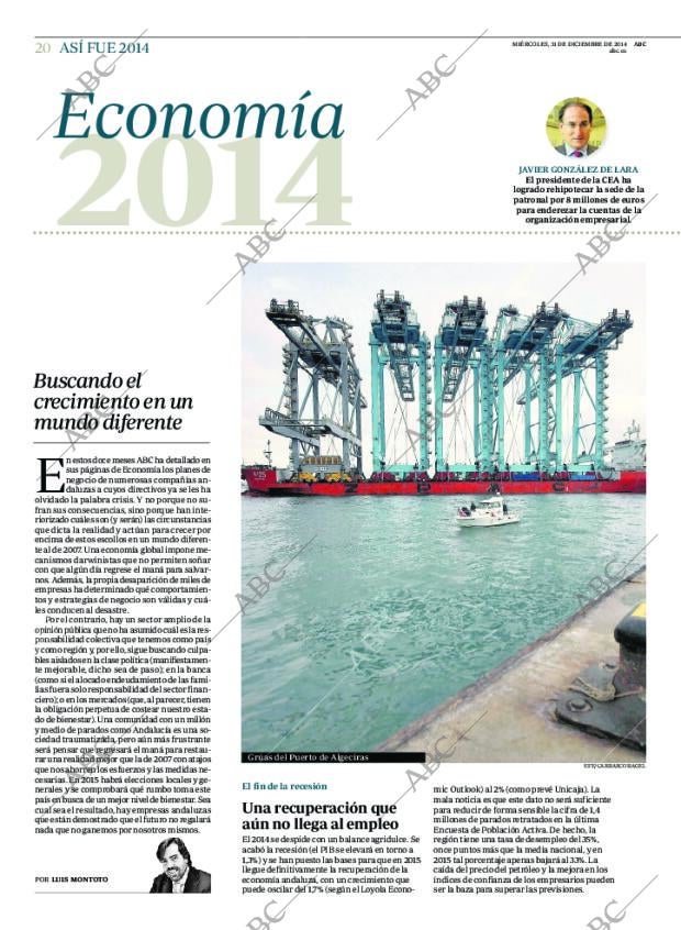 ABC SEVILLA 31-12-2014 página 66
