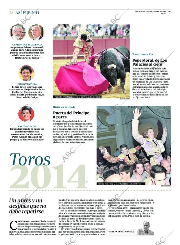 ABC SEVILLA 31-12-2014 página 74