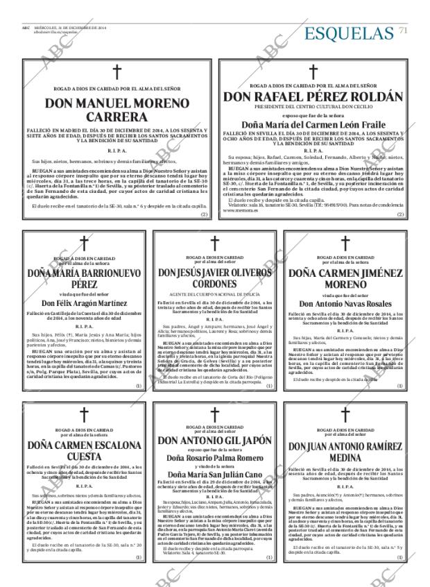 ABC SEVILLA 31-12-2014 página 99