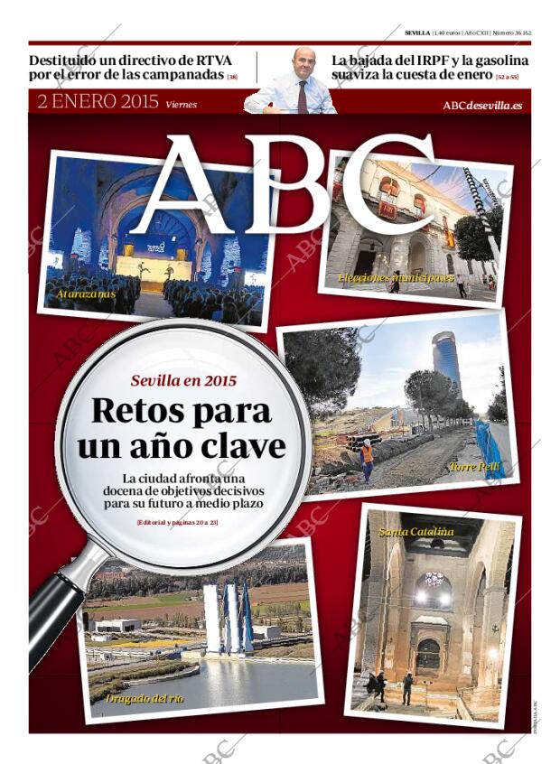 ABC SEVILLA 02-01-2015 página 1