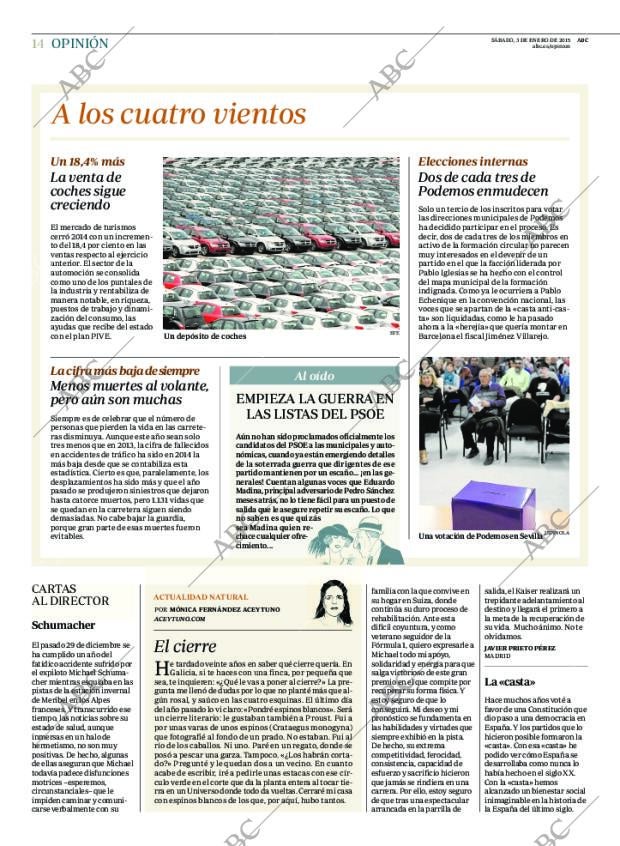 ABC MADRID 03-01-2015 página 14