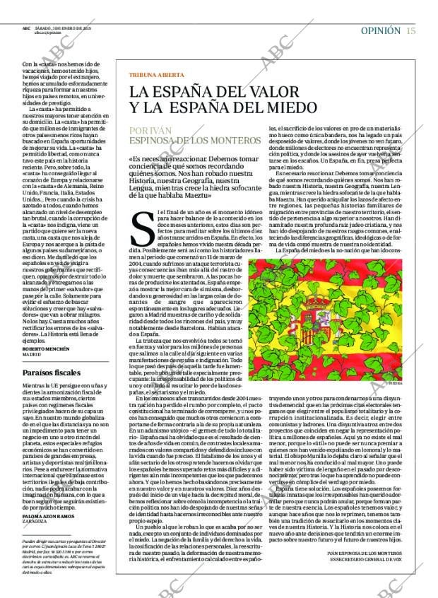 ABC MADRID 03-01-2015 página 15