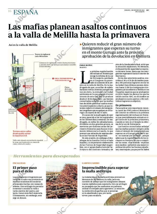 ABC MADRID 03-01-2015 página 16