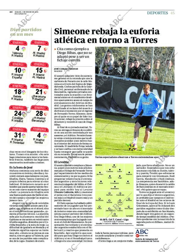 ABC MADRID 03-01-2015 página 45