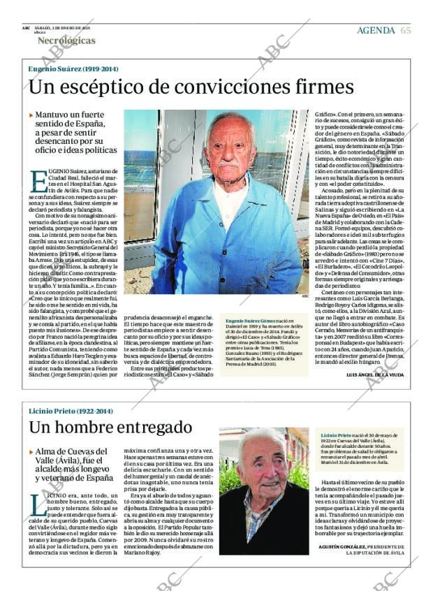 ABC MADRID 03-01-2015 página 65