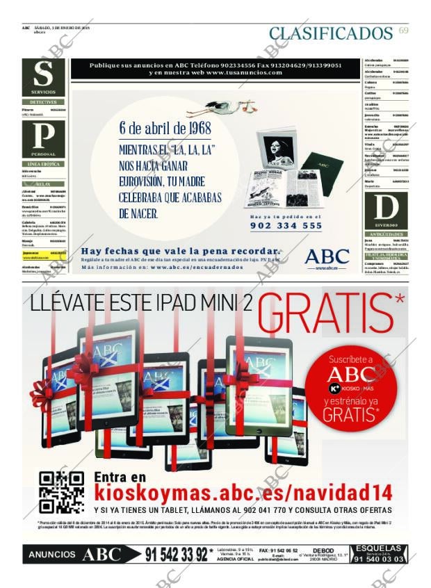 ABC MADRID 03-01-2015 página 69