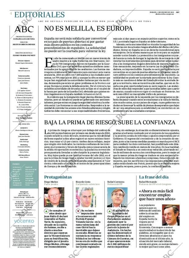ABC SEVILLA 03-01-2015 página 4