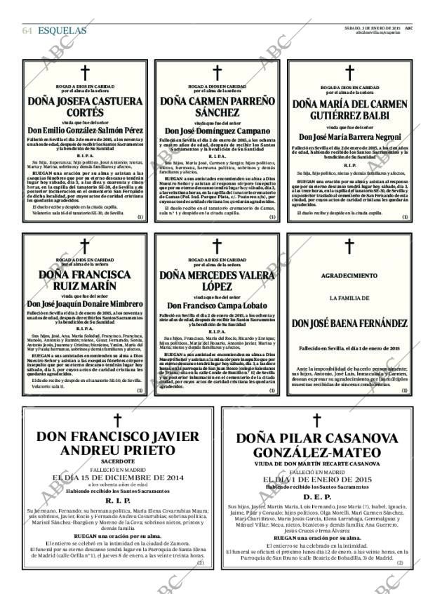 ABC SEVILLA 03-01-2015 página 64