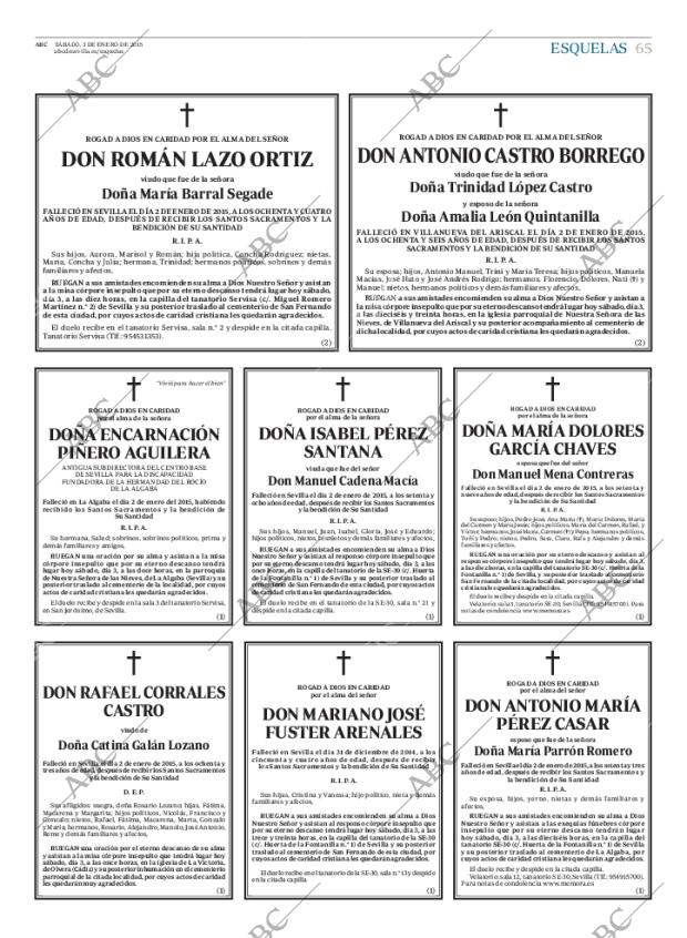 ABC SEVILLA 03-01-2015 página 65