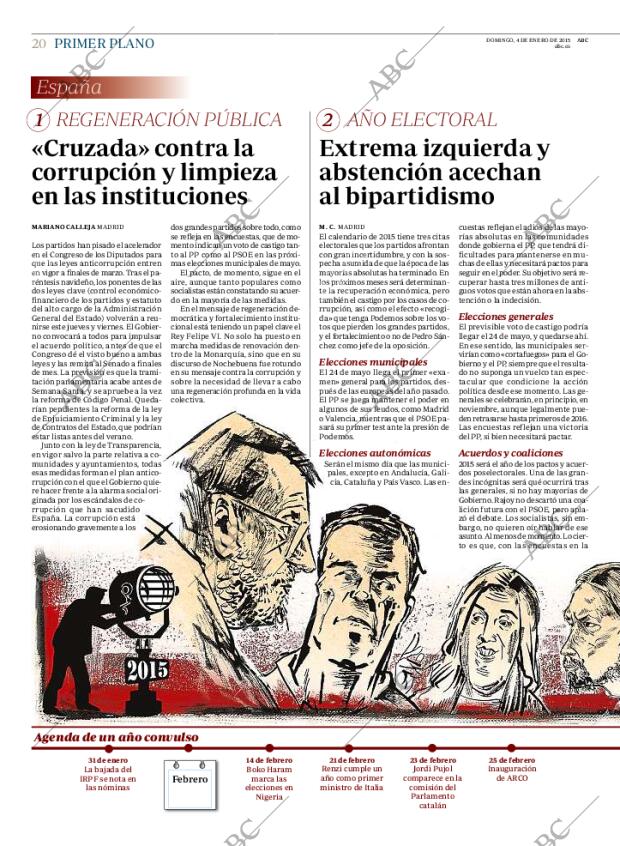 ABC MADRID 04-01-2015 página 20