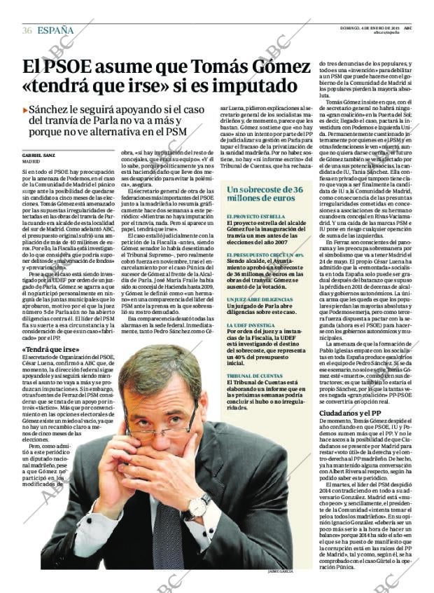 ABC MADRID 04-01-2015 página 36
