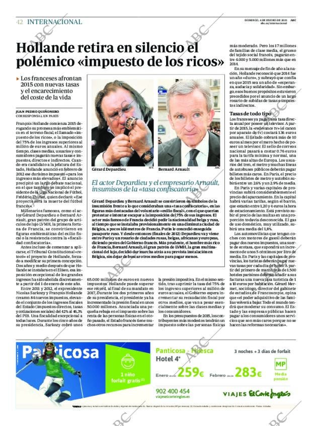 ABC MADRID 04-01-2015 página 42