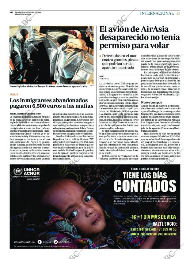 ABC MADRID 04-01-2015 página 43