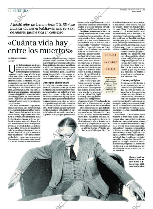 ABC MADRID 04-01-2015 página 62