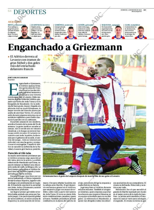 ABC MADRID 04-01-2015 página 64