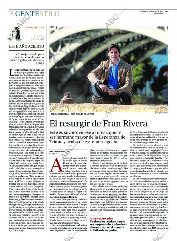 ABC MADRID 04-01-2015 página 72