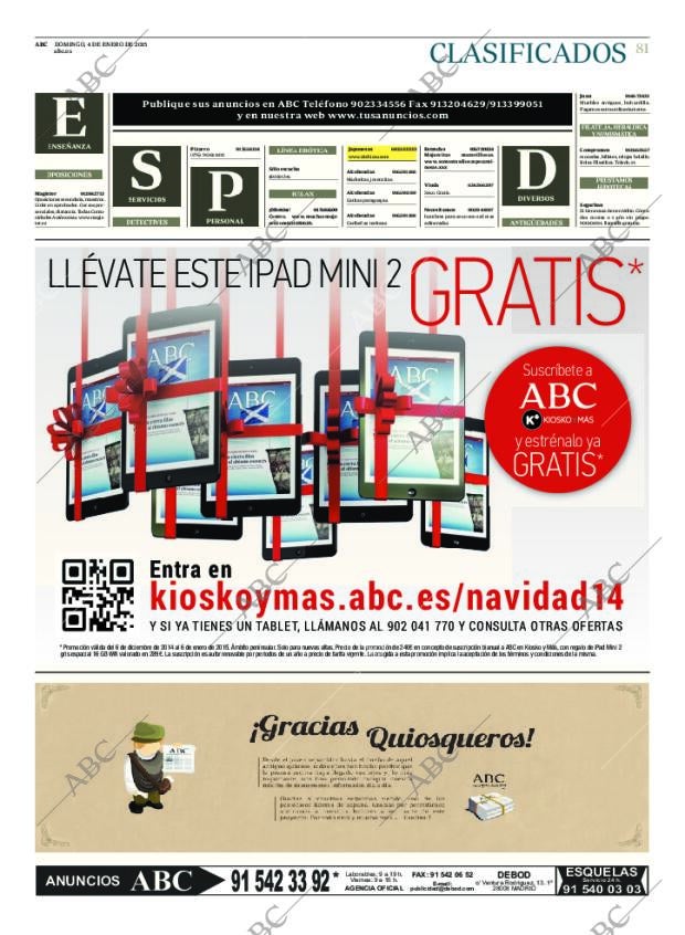 ABC MADRID 04-01-2015 página 81