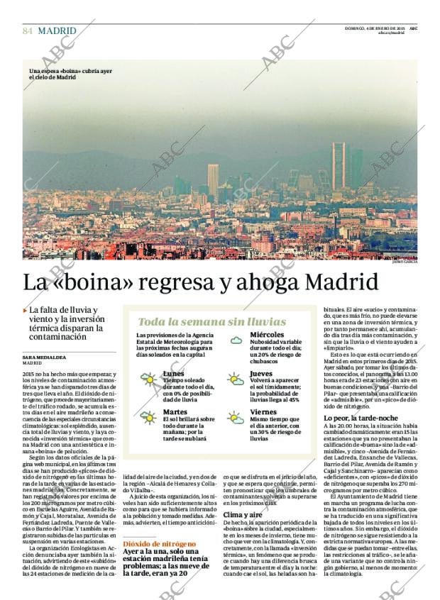 ABC MADRID 04-01-2015 página 84