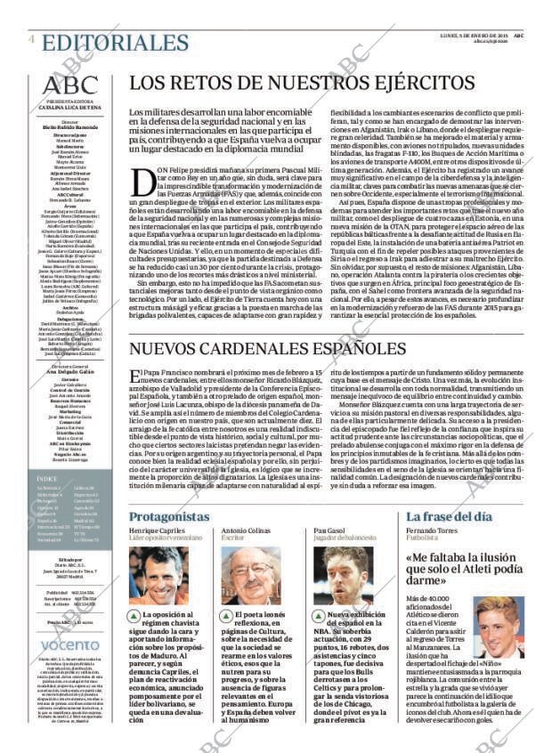 ABC MADRID 05-01-2015 página 4