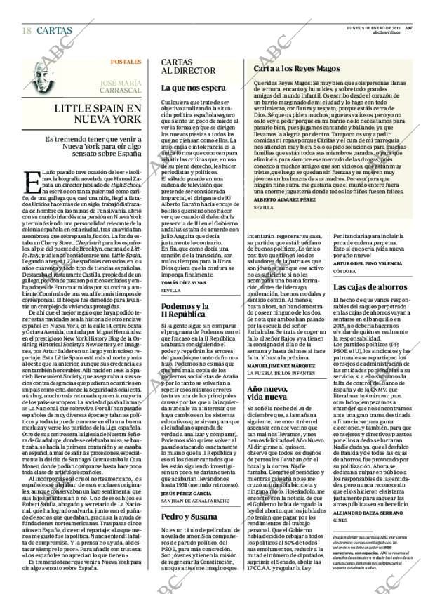 ABC SEVILLA 05-01-2015 página 18