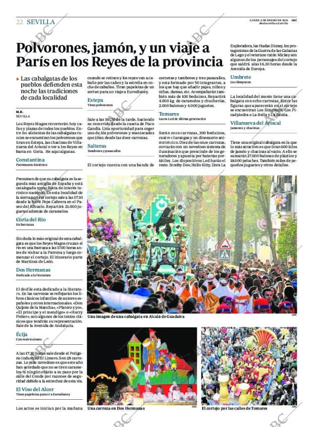 ABC SEVILLA 05-01-2015 página 22