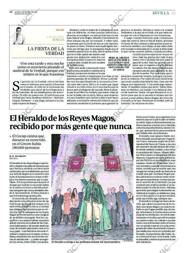 ABC SEVILLA 05-01-2015 página 23