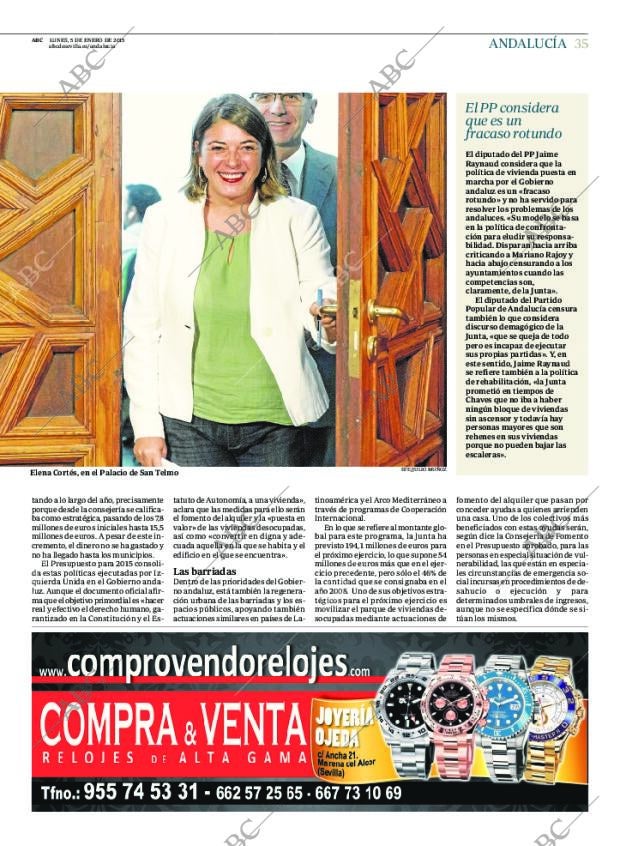 ABC SEVILLA 05-01-2015 página 35