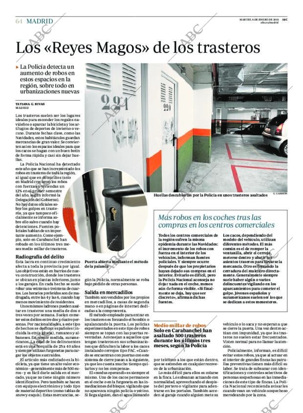 ABC MADRID 06-01-2015 página 64