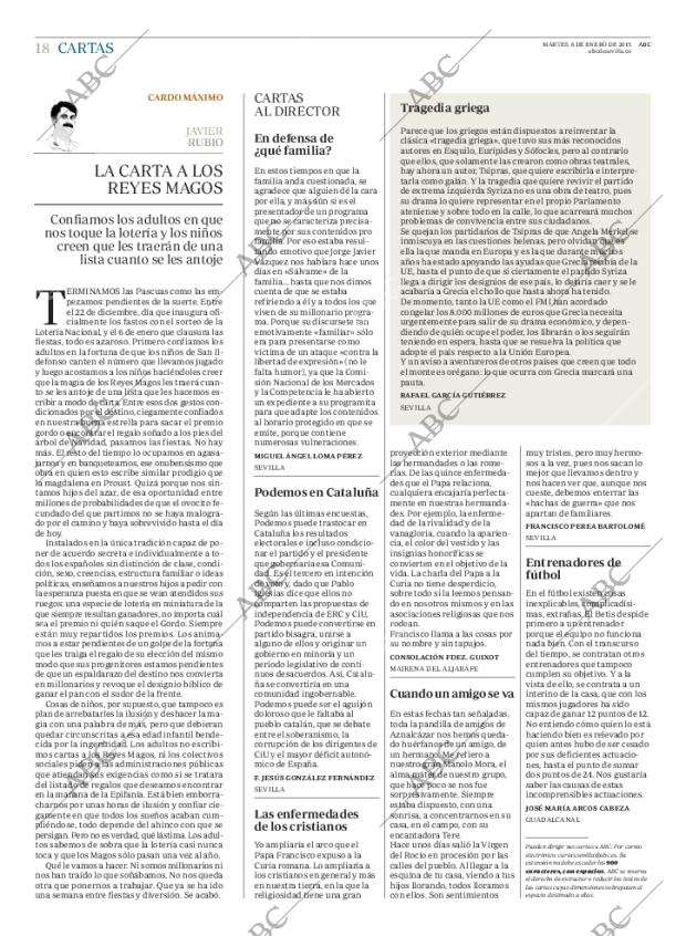 ABC SEVILLA 06-01-2015 página 18