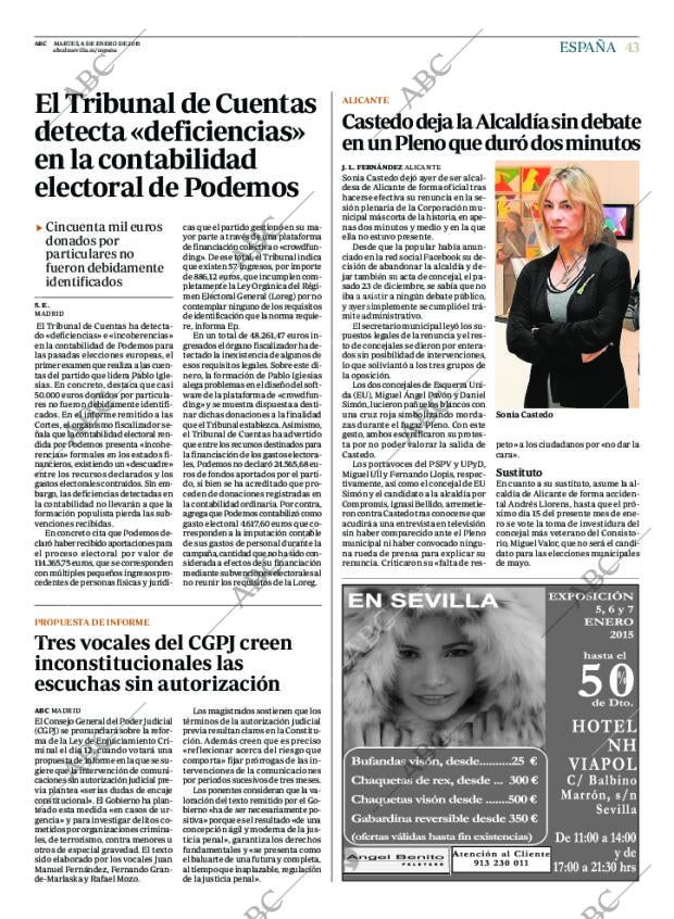 ABC SEVILLA 06-01-2015 página 43