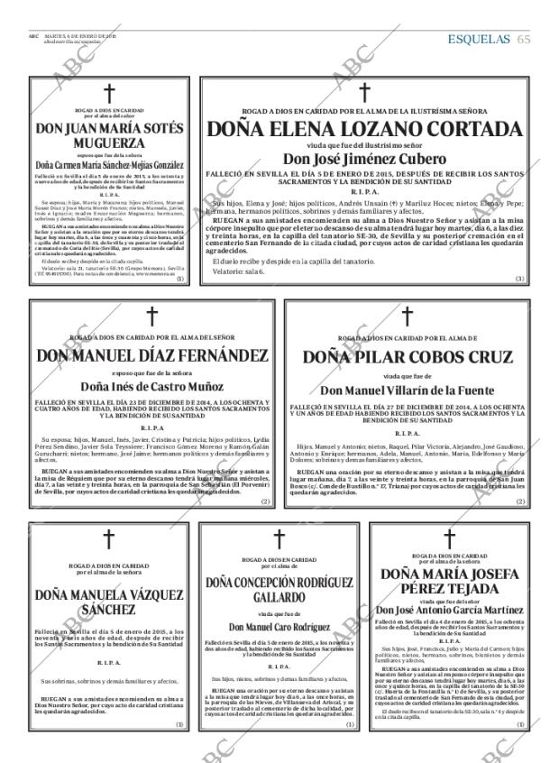 ABC SEVILLA 06-01-2015 página 65